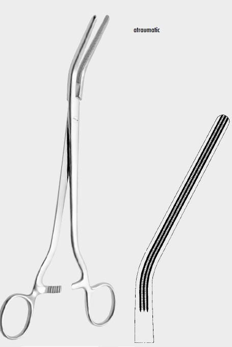 Атравматичний затискач ДІКА (DICK) для анастомозу, 26 см (cm). Бренд: Zepf (Зепф).